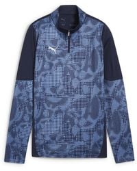 PUMA - Teamcup Training 1/4 Zip Top Wmn Drill - Lyst