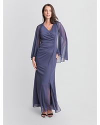 Gina Bacconi - Estefany V Neck Embellished Maxi Dress - Lyst