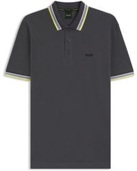 BOSS - Paddy Polo Shirt With Contrast Tipping - Lyst