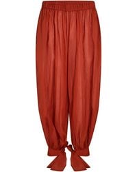 ANDAMANE - Noor Tie Maxi Parachute Pants - Lyst