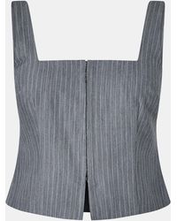 Jack Wills - Pinstripe Corset Top - Lyst