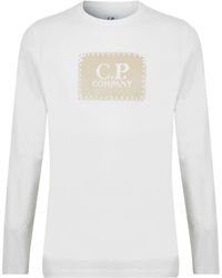 C.P. Company - Cotton Long Sleeve Crew Neck T-Shirt - Lyst