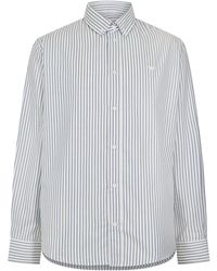 Maison Kitsuné - Profile Fox Button Long Sleeve Plain Shirt - Lyst