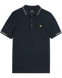 Lyle & Scott - Tipped Cotton Short Sleeve Polo Shirt - Lyst