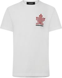 DSquared² - Maple Logo Cotton Slim-Fit T-Shirt - Lyst