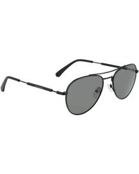 Calvin Klein - Aviator Sunglasses - Lyst
