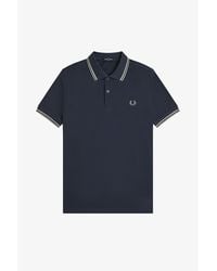 Fred Perry - Short Sleeve Twin Tipped Polo Shirt - Lyst
