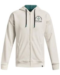 Under Armour - S Project R Full Zip Top White M - Lyst