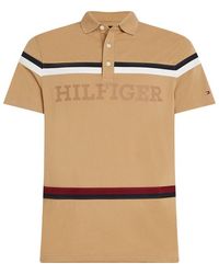 Tommy Hilfiger - Global Monotype Regular Fit Short Sleeve Polo Man - Lyst