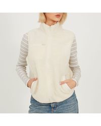 Brave Soul - Bs Full Zip Fleece Gilet With Pocket Detail - Lyst