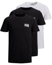 Jack & Jones - Logo 3-pack T-shirt - Lyst