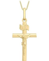 Be You - Small Crucifix Necklace - Lyst