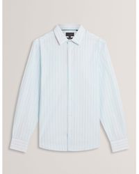 Ted Baker - Ted Reg Stripe Shirt Sn71 - Lyst