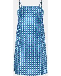 Lacoste - Print Athletic-Inspired Mini Dress - Lyst
