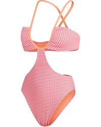 Speedo - Gingham Convertible One Piece Swimsuit - Lyst