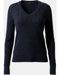 Barbour - Hampton V-Neck Knit - Lyst