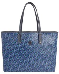 Tommy Hilfiger - Th Monoplay Leather Tote Mono Aw0aw15971 - Lyst