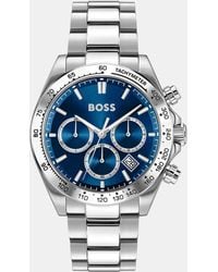 BOSS - Gents Hero 2.0 Chrono Stainless Steel Watch - Lyst