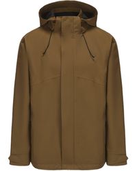 Firetrap - Hooded Dwr Long Sleeve Waterproof Jacket - Lyst