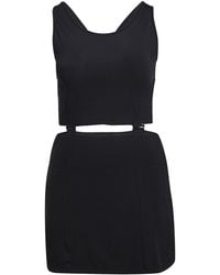 adidas Originals - Rib Cut Out Dress - Lyst