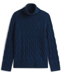 Tommy Hilfiger - Lightweight Knit Crew Neck Jumper - Lyst