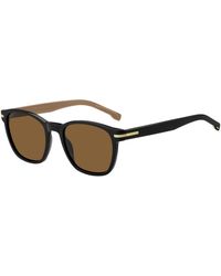 BOSS - Su Uv Protection Square Sunglasses - Lyst