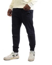 C.P. Company - Light Fleece Lens Tracksuit Bottoms - Lyst