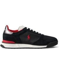Polo Ralph Lauren - Varick Suede Nylon Sporty Trainers - Lyst