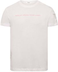 Replay - Rose Label T-Shirt - Lyst