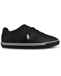 Polo Ralph Lauren - Leather Hanford Low Top Trainers - Lyst