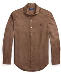 Polo Ralph Lauren - Linen Long Sleeve Shirt - Lyst