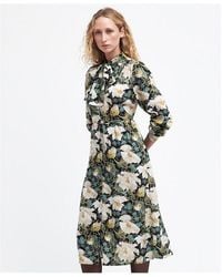 Barbour - X House Of Hackney Daintry Midi Dress - Lyst