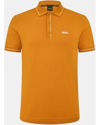 BOSS - Paule Short-Sleeve Polo Shirt - Lyst