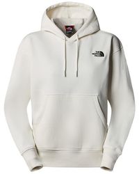 The North Face - W Essential Hoodie Dune - Lyst