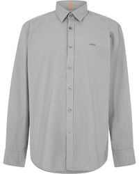 BOSS - Relegant 6 M Plain Long-Sleeve Shirt - Lyst