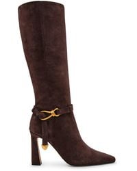 Steve Madden - Sirrens Suede Knee-High Boots - Lyst