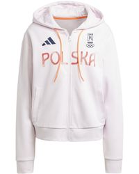 adidas - Full Zip Performance Tracksuit Top - Lyst