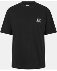 C.P. Company - Double Logo Tee - Lyst