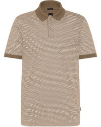BOSS - H-Parlay 204 Short-Sleeve Tailored Fit Polo Shirt - Lyst