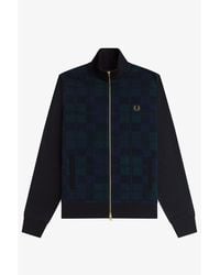 Fred Perry - Tartan Tracksuit Top - Lyst