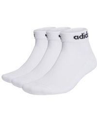 adidas - Essentials Ankle 3 Pack Socks - Lyst