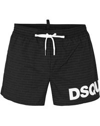 DSquared² - Dsq Heritage Quick Drying Swim Shorts - Lyst