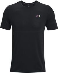 Under Armour - S Ua Vanish Elite Seamless Short Sleeve T-shirt Black Xl - Lyst