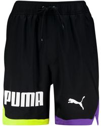 PUMA - Loose Fit Swim Shorts - Lyst
