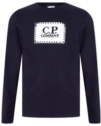 C.P. Company - Cotton Long Sleeve Crew Neck T-Shirt - Lyst