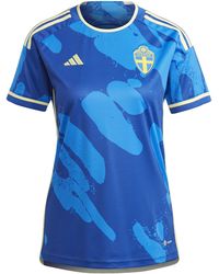 adidas - Sweden Women's Team 23 Away Jersey - Lyst