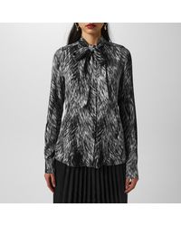 Dolce & Gabbana - Animal-Print Blouse - Lyst