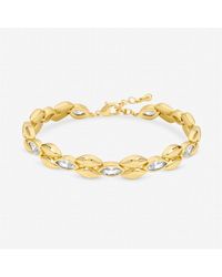 Jon Richard - Plated And Crystal Bracelet - Lyst