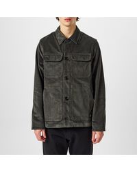 Paul Smith - Corduroy Shirt Jacket Organic Cotton Long Sleeve Overshirt - Lyst