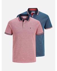Jack & Jones - Paulos Pack Short Sleeve Polo Shirt - Lyst